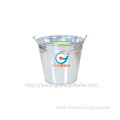galvanized metal bucket pail with handle